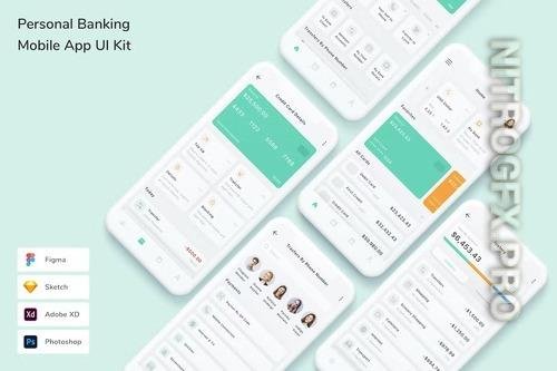 Personal Banking Mobile App UI Kit