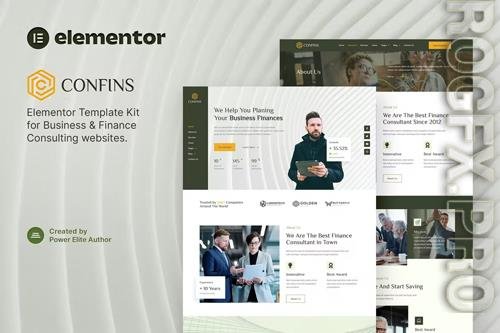 ThemeForest - Confins - Business & Finance Consulting Elementor Template Kit - 38350152