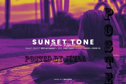 Sunset Tone Photo Effect - 48U7ZYF