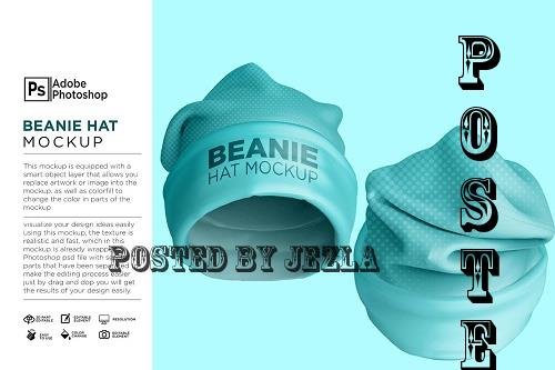 Beanie Hat Mockup - 7351404