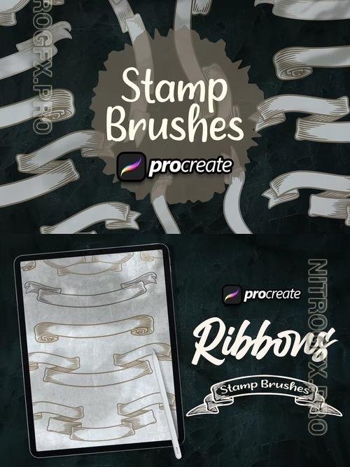 Dansdesign Ribbon Brush Stamp Procreate