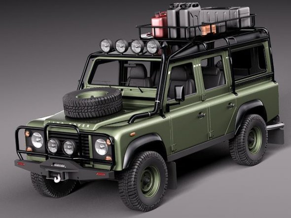Land Rover Defender Expedition 3D