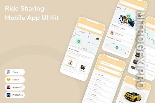 Ride Sharing Mobile App UI Kit