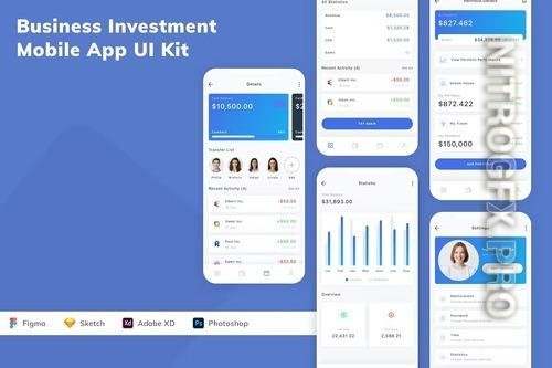 Business Investment Mobile App UI Kit