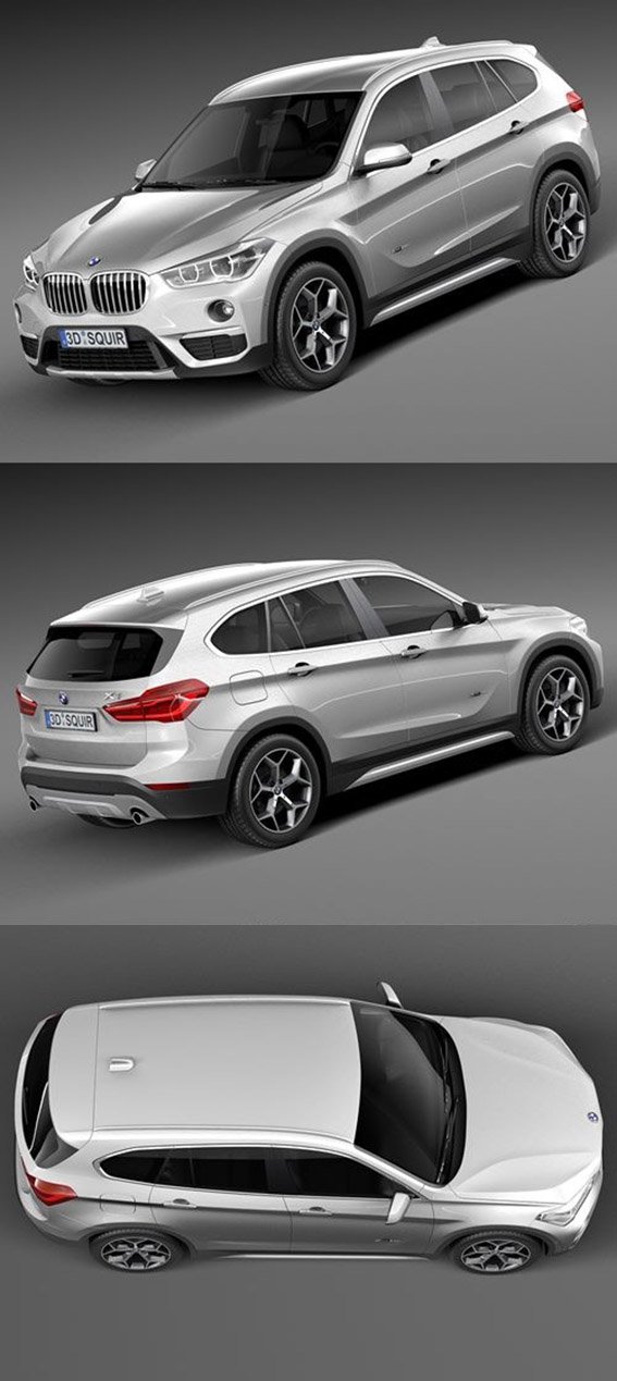 BMW X1 2016 3D