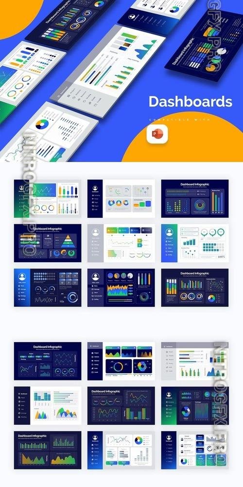 Business Dashboard PowerPoint Infographics