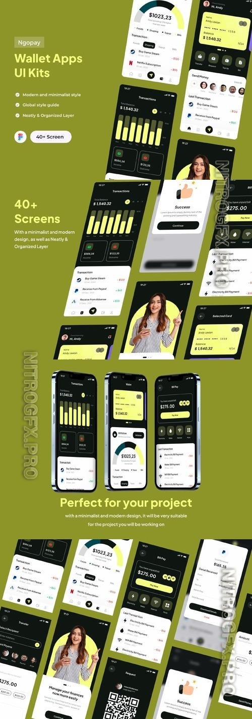 UI8 - Ngopay - Wallet Apps UI Kits