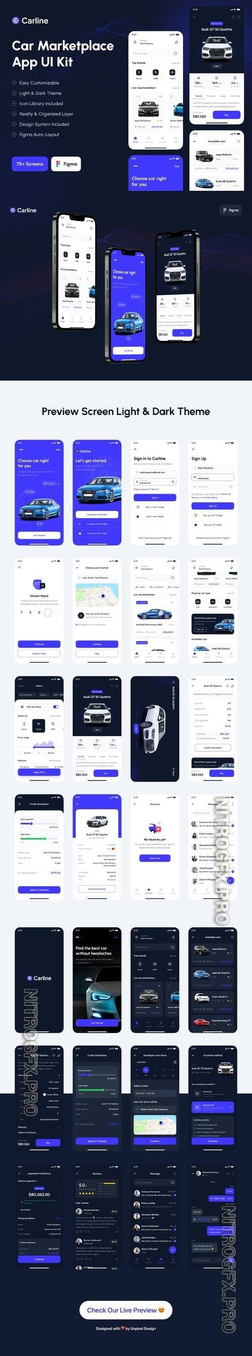UI8 - Carline - Car Marketplace App UI Kit