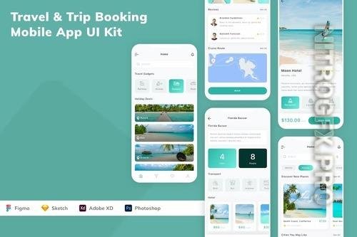 Travel & Trip Booking Mobile App UI Kit