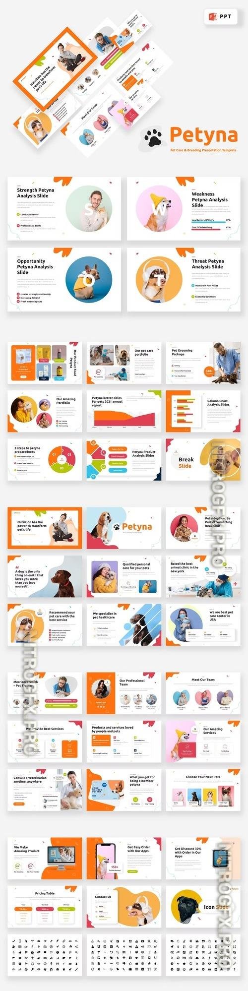 PETYNA - Pet Care & Breeding Powerpoint Template