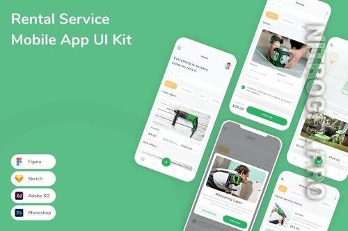 Rental Service Mobile App UI Kit