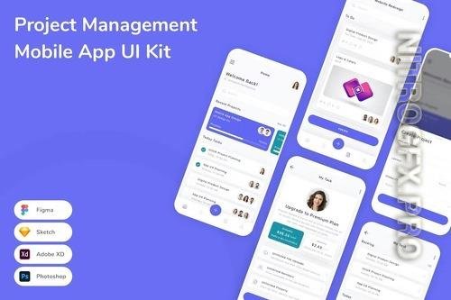 Project Management Mobile App UI Kit