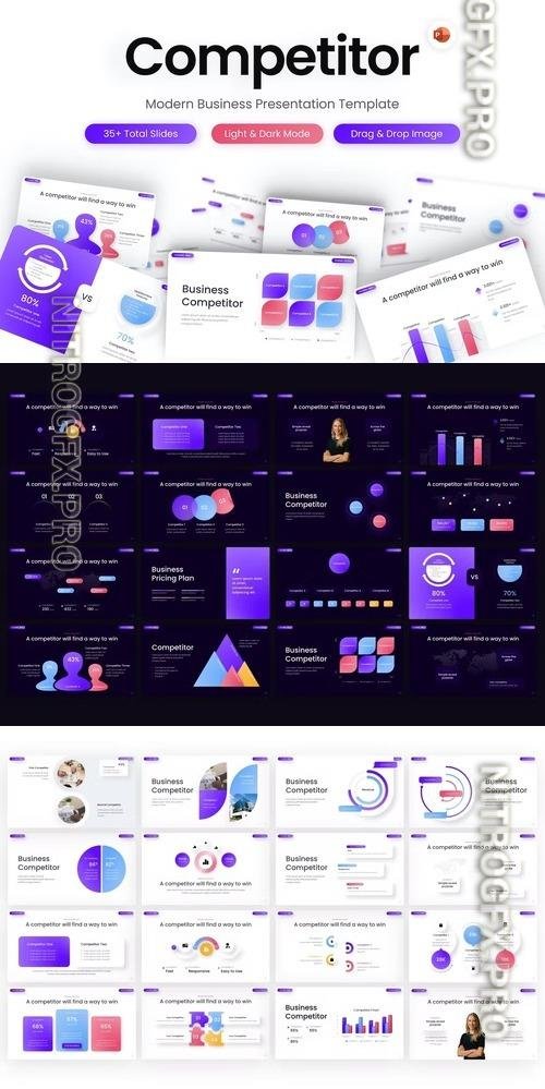 Competitor Professional PowerPoint Template