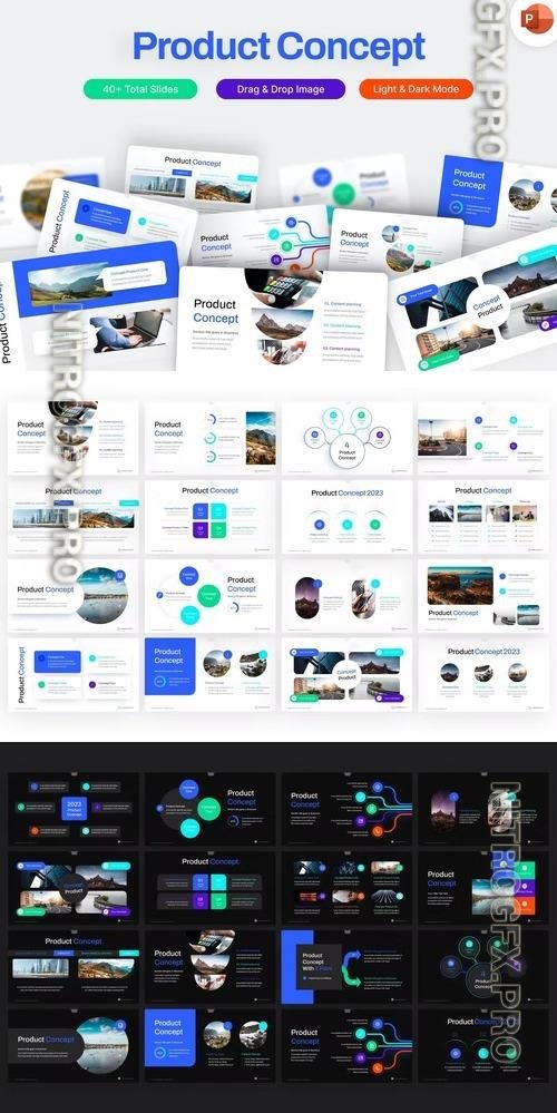 Product Concept Professional PowerPoint Template