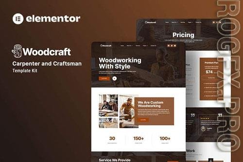 ThemeForest - Woodcraft - Carpenter & Craftsman Elementor Template Kit - 39944532