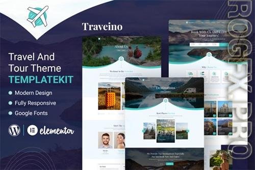ThemeForest - Traveino - Travel Agency Elementor Template Kit - 39842380