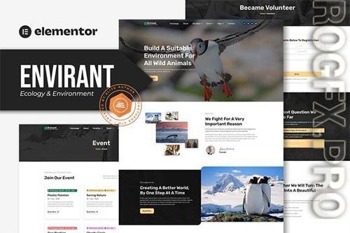 ThemeForest - Envirant - Ecology and Environment Elementor Pro Template Kit - 39891218