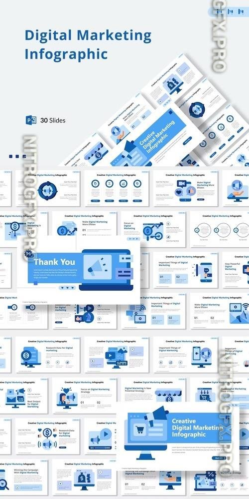 Digital Marketing infographic PowerPoint