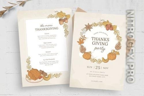 Thanksgiving Flyer Invitation