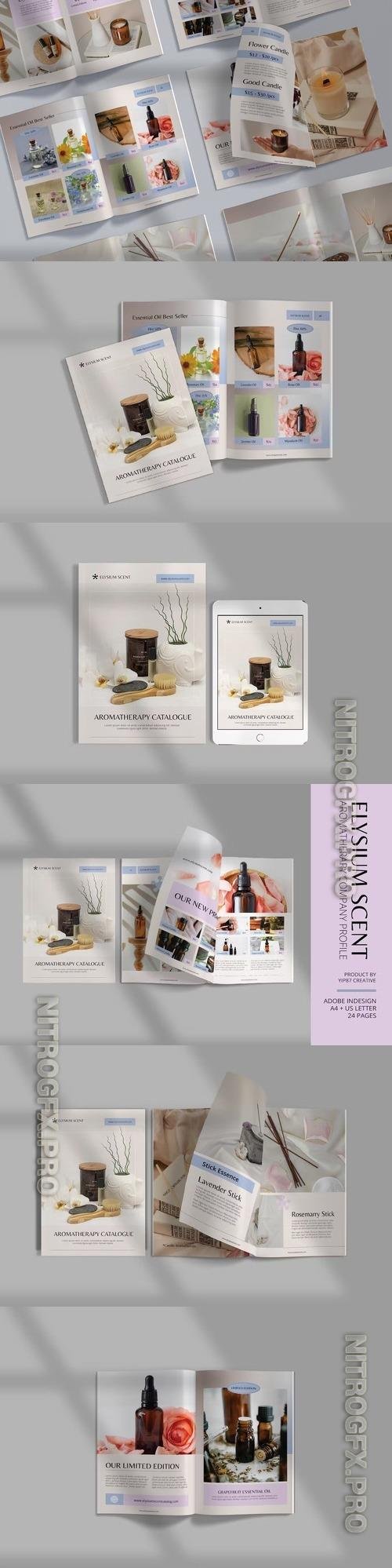 Aromatherapy Catalogue - Template Design