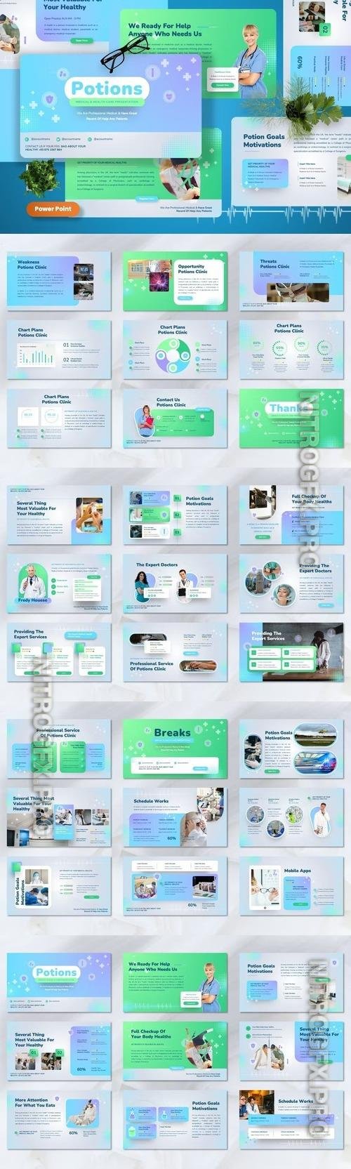 Potions - Medical & Healthcare Powerpoint Template