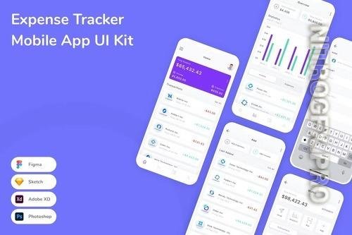 Expense Tracker Mobile App UI Kit