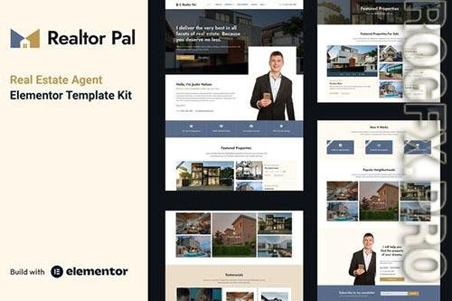 ThemeForest - Realtor Pal - Real Estate Agent Elementor Pro Template Kit - 40207166