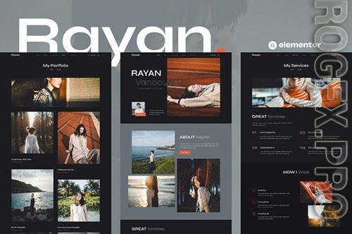 ThemeForest - Rayan - Photography & Portfolio Elementor Template Kit/40241049