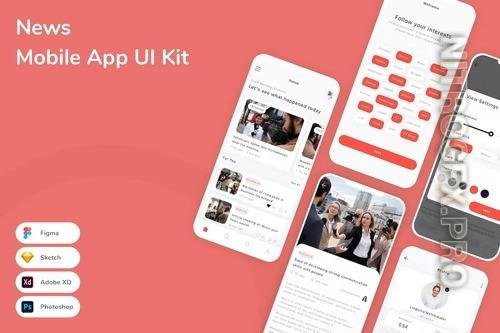 News Mobile App UI Kit
