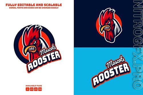 Chicken Rooster Mascots Logo2