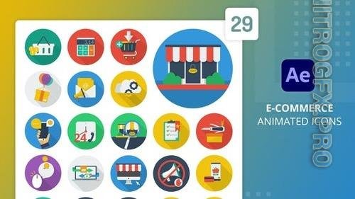 VideoHive - E-Commerce Animated Icons | After Effects 39924500