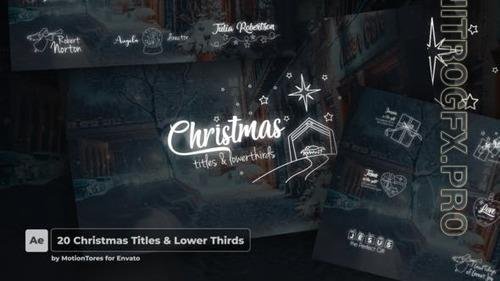 VideoHive - 20 Christmas Titles & Lower Thirds  AE 34502964