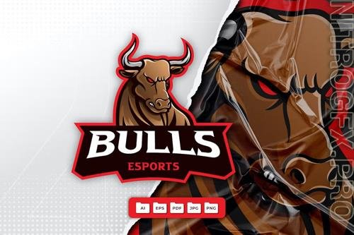 Bull Mascot Logo Design