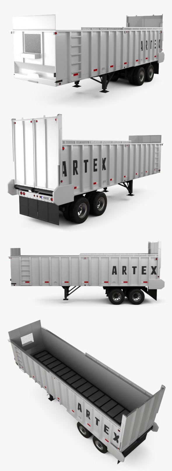 Artex TR3606-8 Silage Semi Trailer 2018