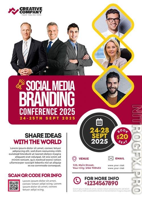 Business Conference and Workshop Flyer Promo PSD vol 2