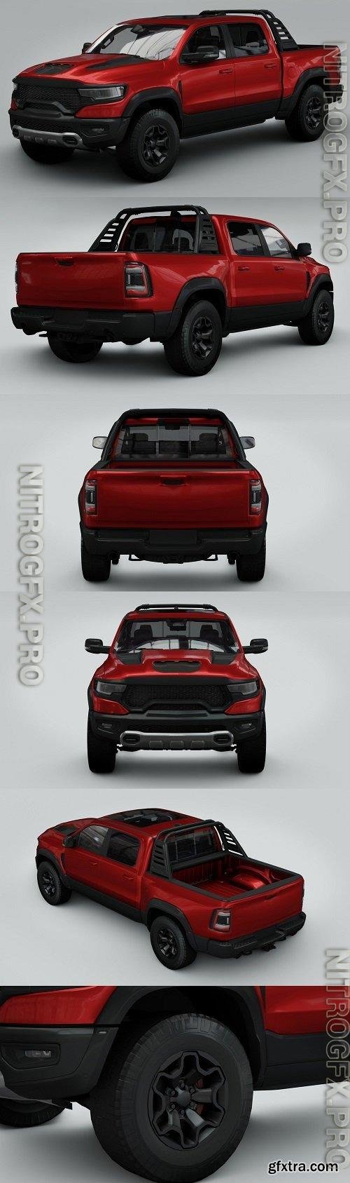 Pickup Dodge Ram 1500 TRX 2022 3D Models