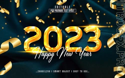 2023 new year vol 11 - editable text effect, font style