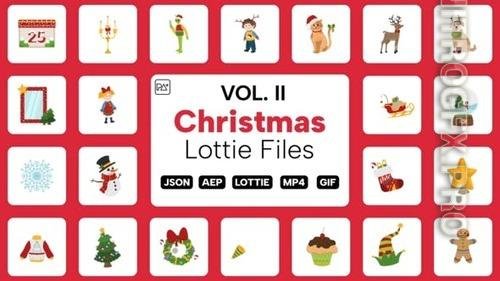 Videohive - Christmas Lottie Files Vol. II 41001209
