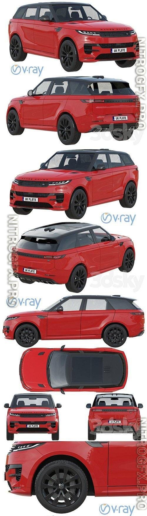 Land Rover Range Rover Sport 2023 3D Models