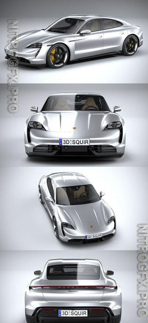 Porsche Taycan 2020 3D Models