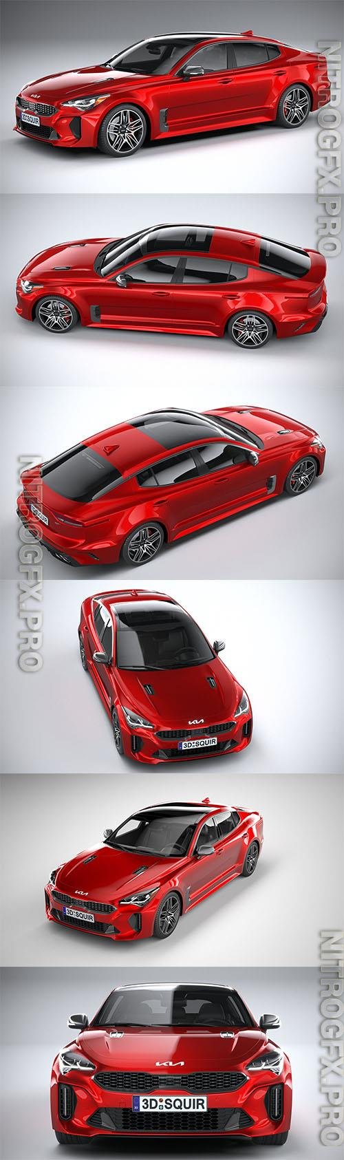 Kia Stinger GT 2022 3D Models