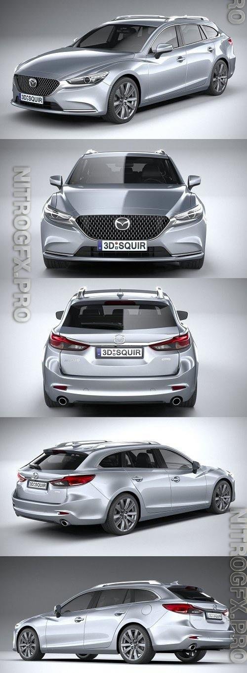 Mazda 6 Wagon 2020 3D Models