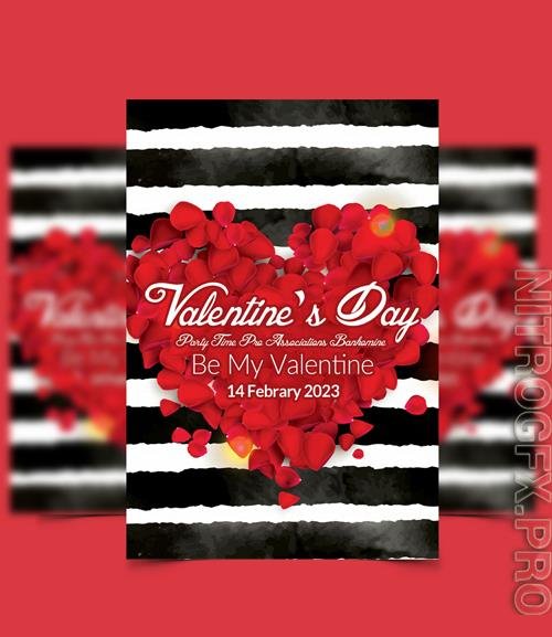 PSD Happy Valentine Day Party Flyer Vol 7