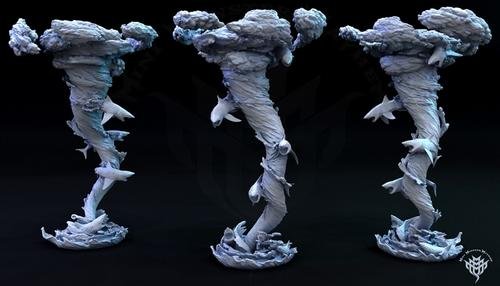 Mini Monster Mayhem - Balewind Shark Vortex – 3D Print