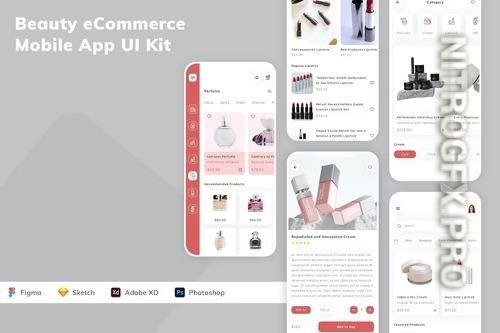 Beauty eCommerce Mobile App UI Kit