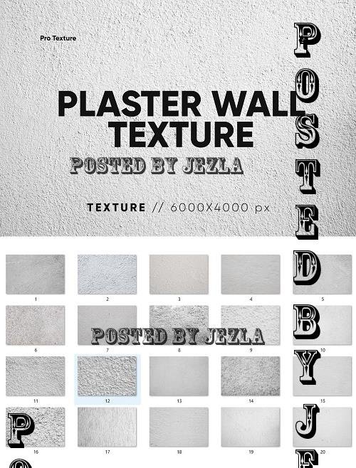 20 Plaster Wall Textures - 7822288