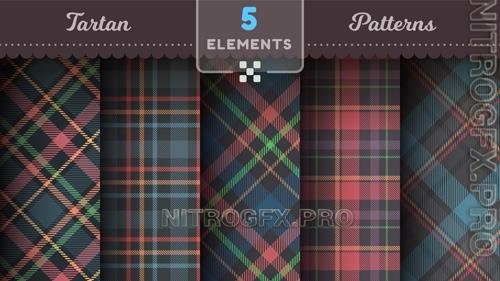 Vector Tartan Seamless Pattern Merry Christmas Texture Scottish Fabric