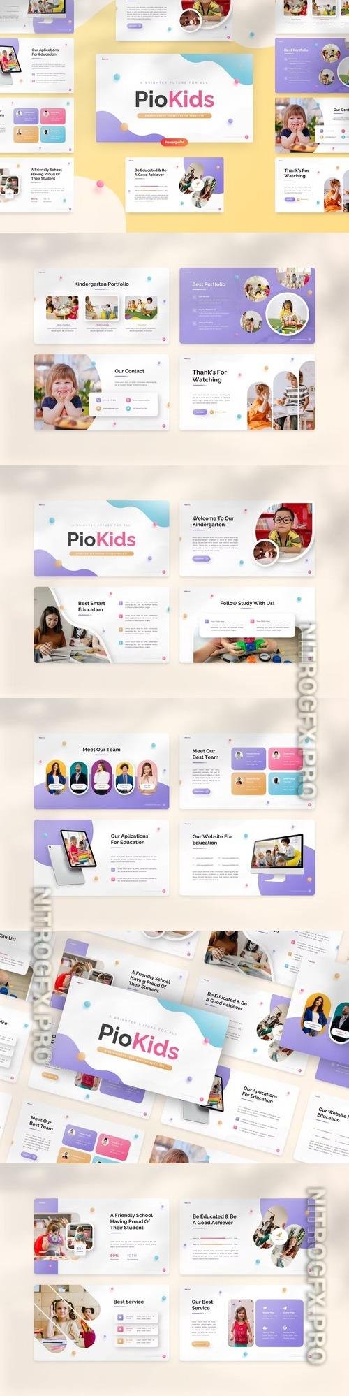 Piokids - Kindergarten & Preschool Powerpoint