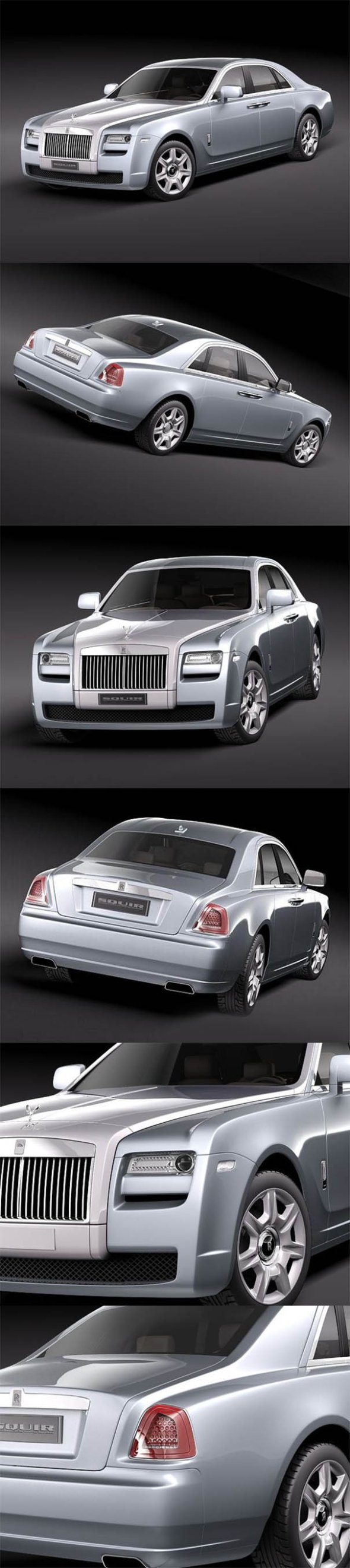 Rolls Royce Ghost 2011 3D Model