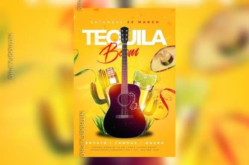 Tequila Bom Party Flyer